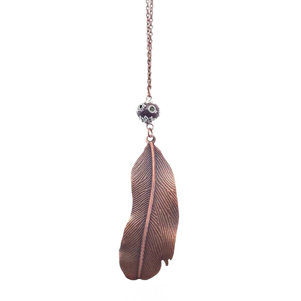 FREE Feather Pendant Necklace